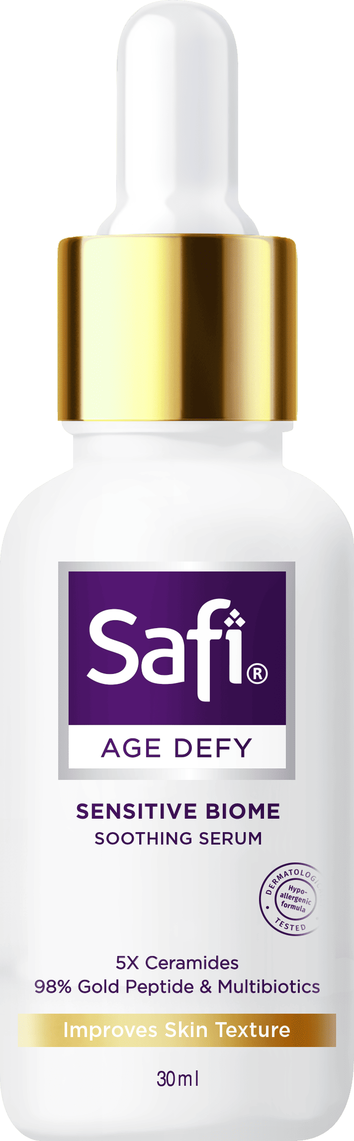 Skincare Halal Anti Aging Untuk Kulit Sensitive - Safi Age Defy Sensitive Biome Soothing Serum 30ml